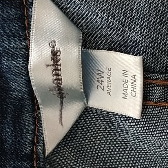 C.J.Banks Moderately Curvy Ankle Jeans Plus Size 24W - Picture 9 of 10